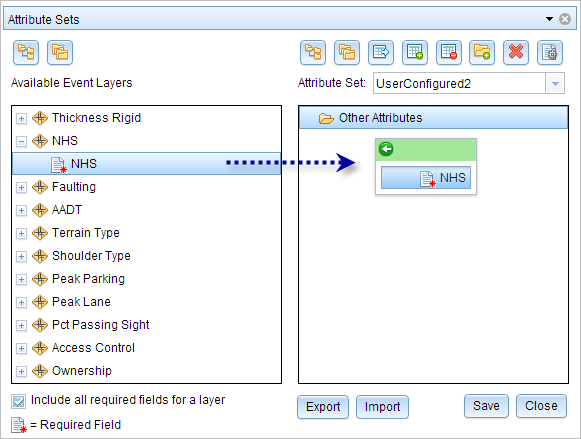 Adding attribute fields